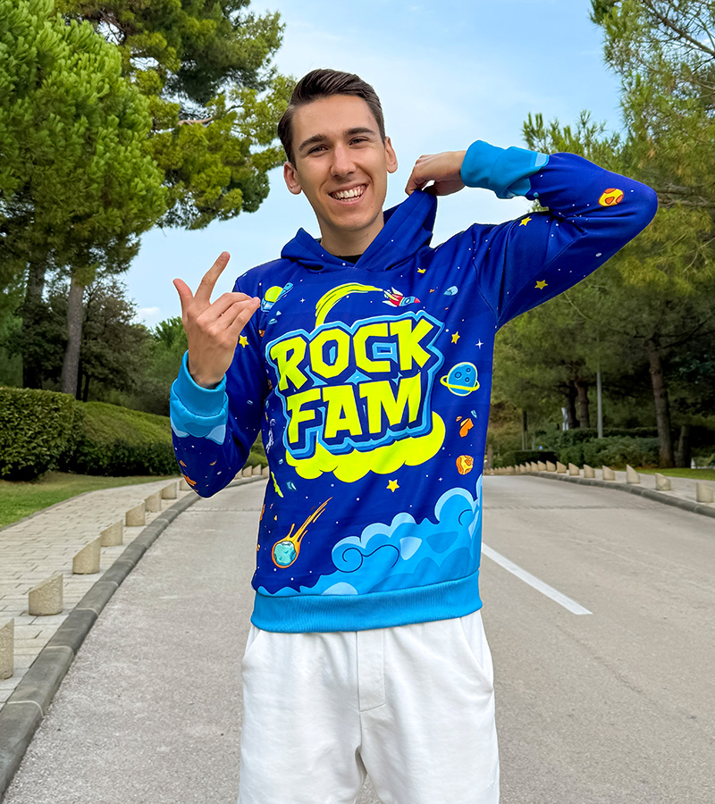 ROCKFAM NEON GALAXY DUKS