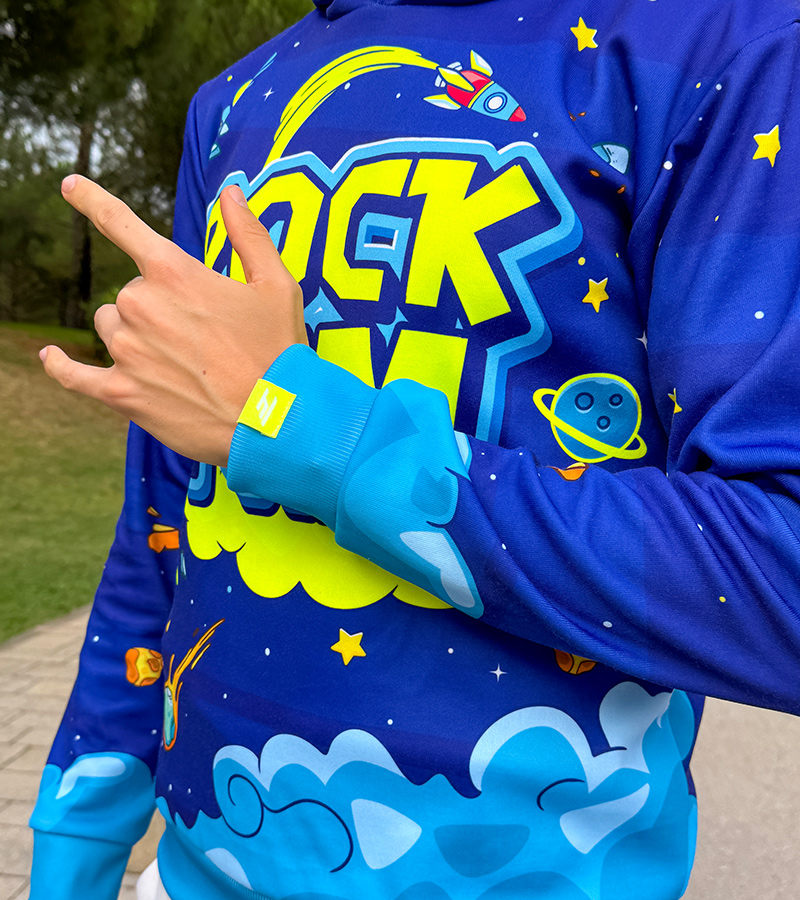 ROCKFAM NEON GALAXY DUKS