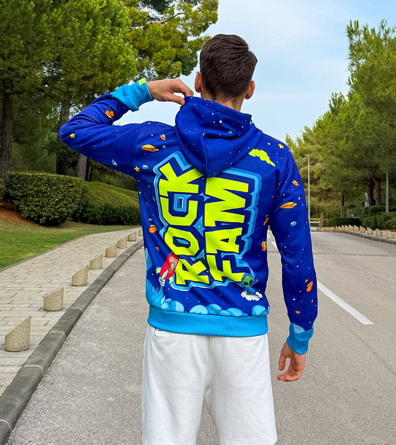 ROCKFAM NEON GALAXY DUKS