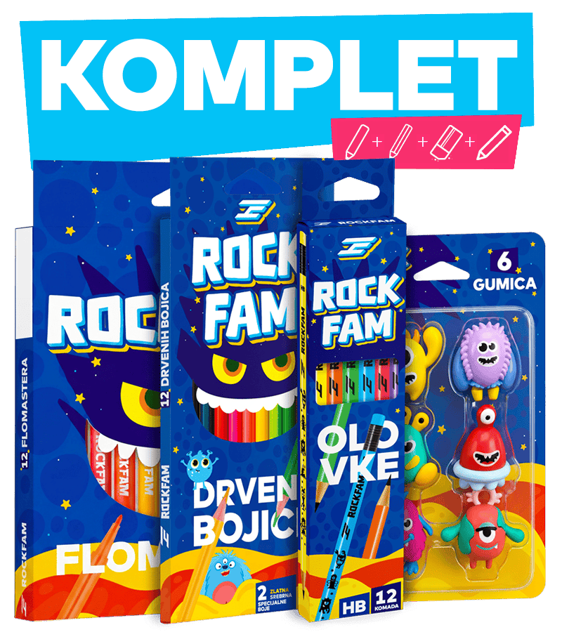 ROCKFAM KOMPLET PRIBORA